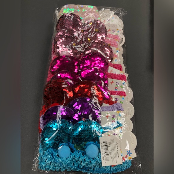 Other - Dozen of Stretchy Sequins Headbands